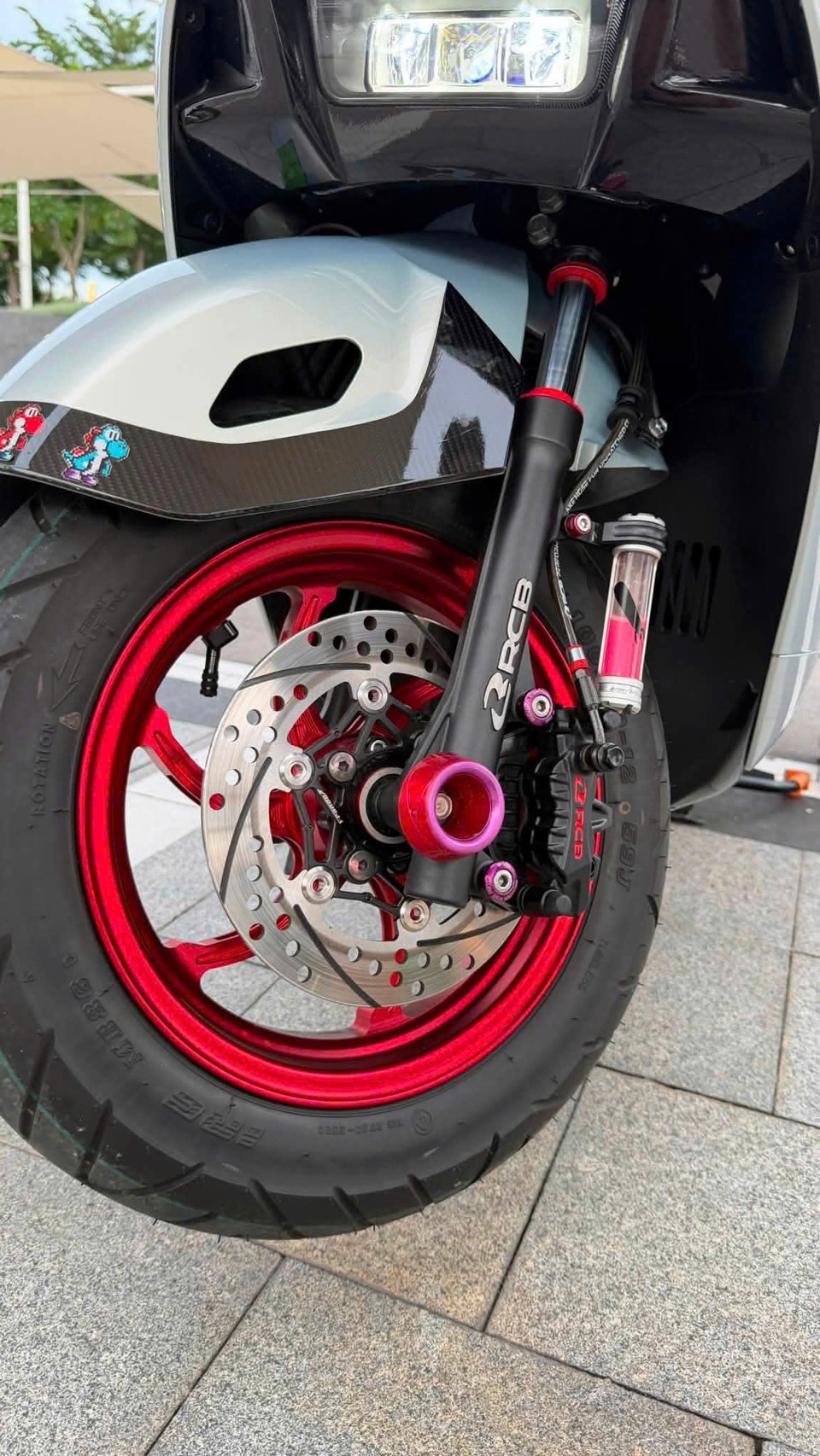 Combo phuộc trước, heo Racing Boy cho xe Honda UC3