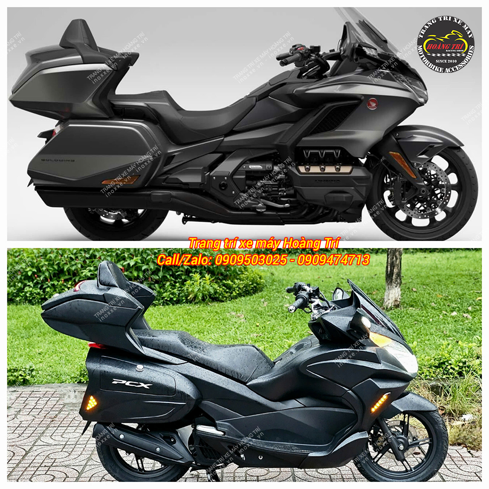 Full set Body kit độ PCX 2014-2017 giống Goldwing