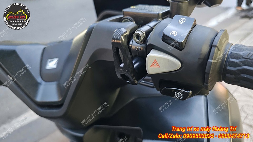 Móc nhôm CNC VR - Móc treo đồ xe máy