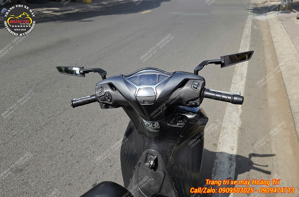 Kính chiếu hậu H2R kiểu cánh gió