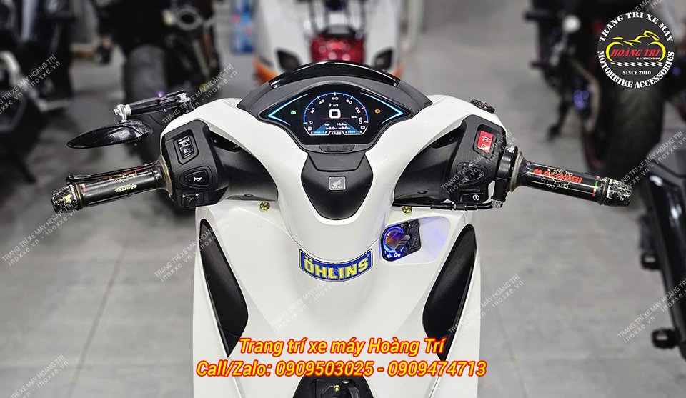 Độ đồng hồ Vespa Full LCD cho xe SH