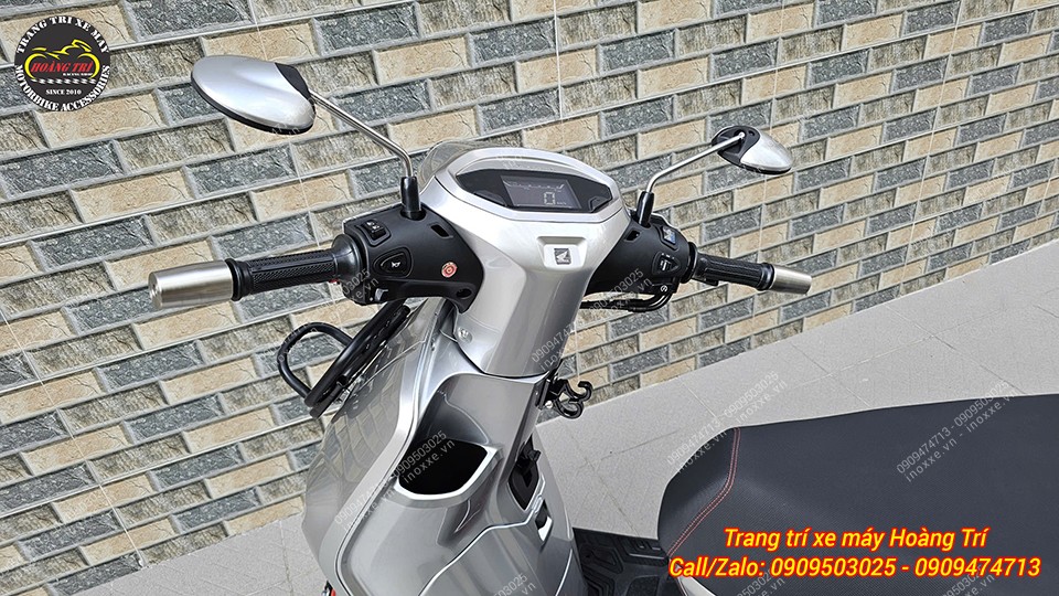 Gù inox chống rung tay lái xe máy