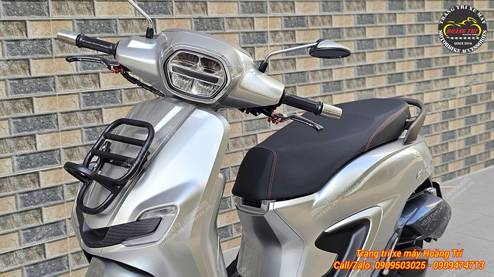 Gù inox chống rung tay lái xe máy
