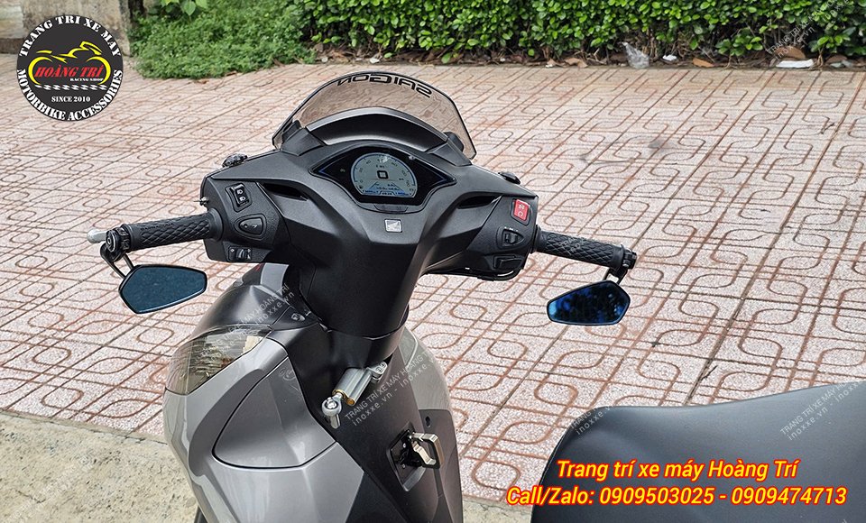 Độ đồng hồ Vespa Full LCD cho xe SH