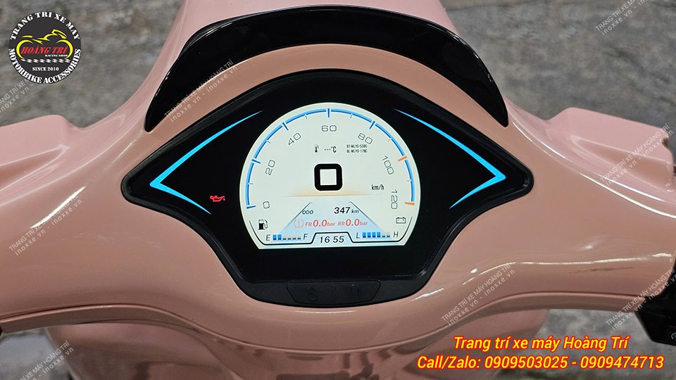 Cụm đồng hồ full LCD 2024 dành cho Vespa Sprint/Primavera