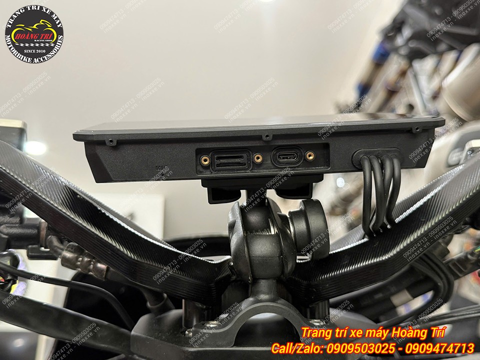 Màn hình Android 6 inch Motocycle T50M23 camera hành trình, dẫn đường, GPS, Sim 4G