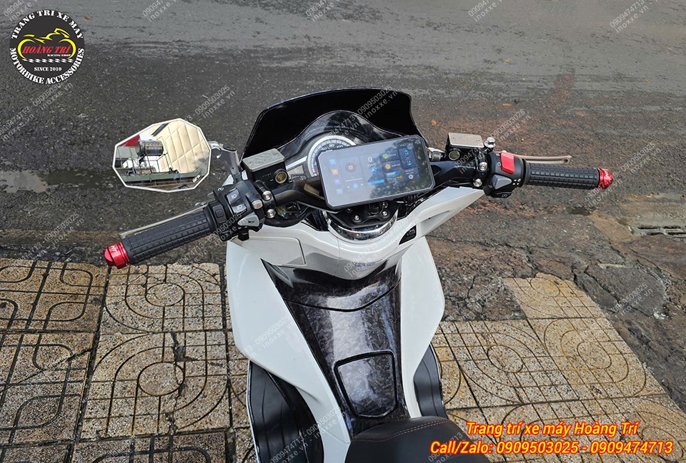 Màn hình Android 6 inch Motocycle T50M23 camera hành trình, dẫn đường, GPS, Sim 4G