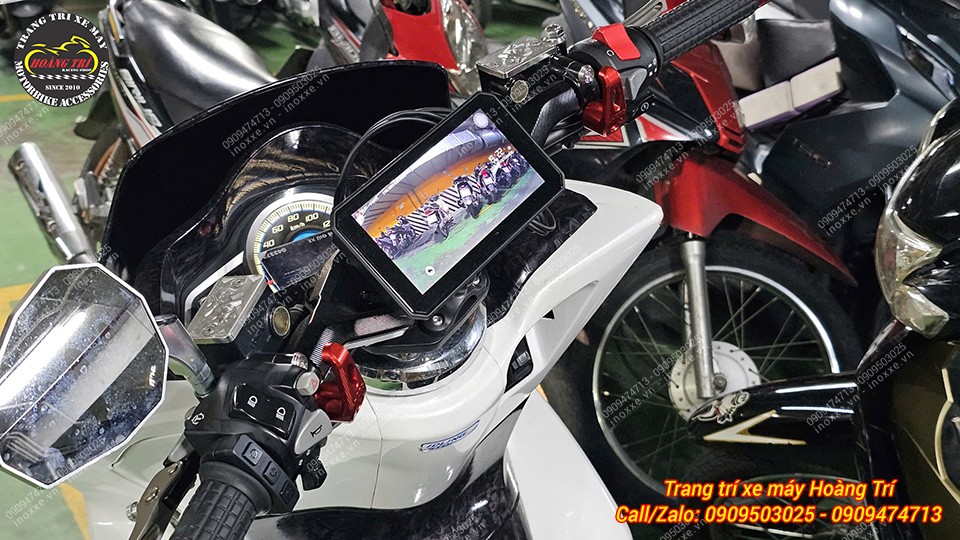 Màn hình Android 6 inch Motocycle T50M23 camera hành trình, dẫn đường, GPS, Sim 4G