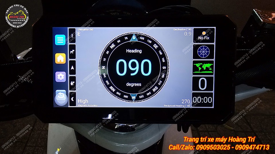 Màn hình Android 6 inch Motocycle T50M23 camera hành trình, dẫn đường, GPS, Sim 4G