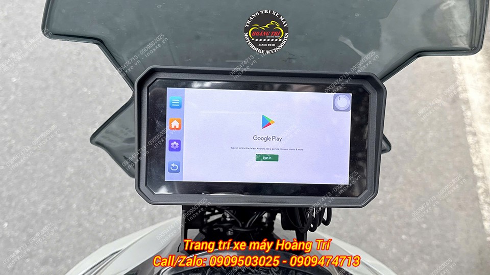 Màn hình Android 6 inch Motocycle T50M23 camera hành trình, dẫn đường, GPS, Sim 4G