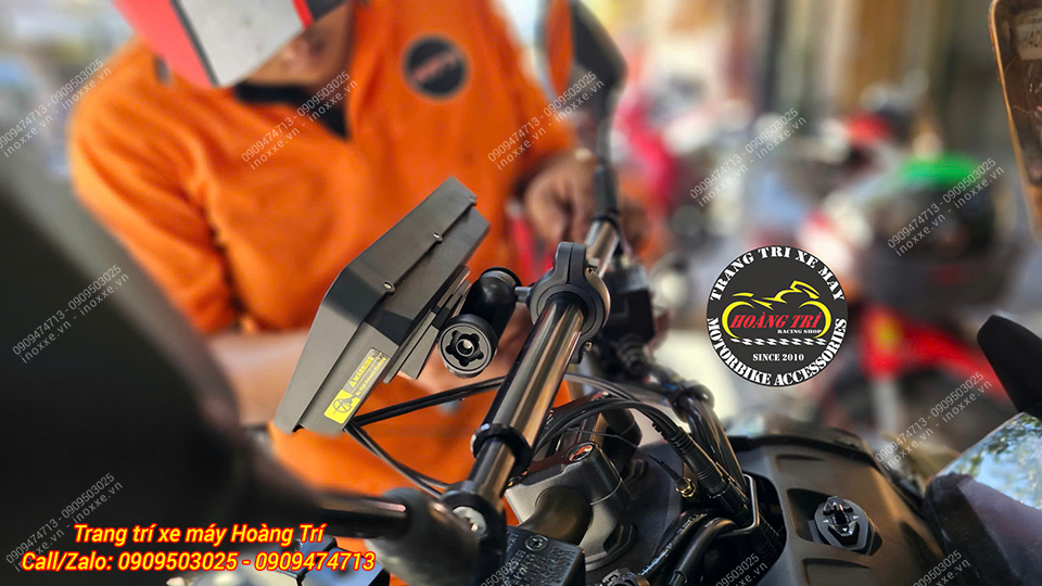 Màn hình Android 6 inch Motocycle T50M23 camera hành trình, dẫn đường, GPS, Sim 4G