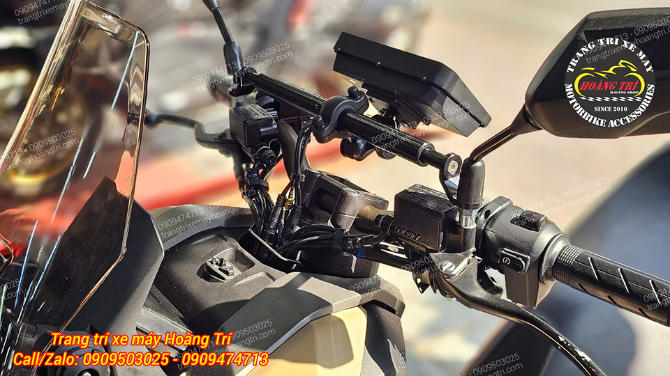 Màn hình Android 6 inch Motocycle T50M23 camera hành trình, dẫn đường, GPS, Sim 4G