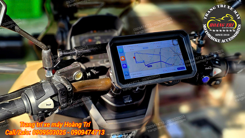 Màn hình Android 6 inch Motocycle T50M23 camera hành trình, dẫn đường, GPS, Sim 4G