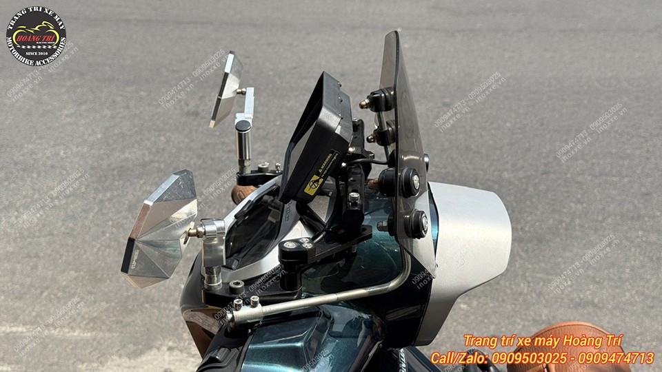 Màn hình Android 6 inch Motocycle T50M23 camera hành trình, dẫn đường, GPS, Sim 4G