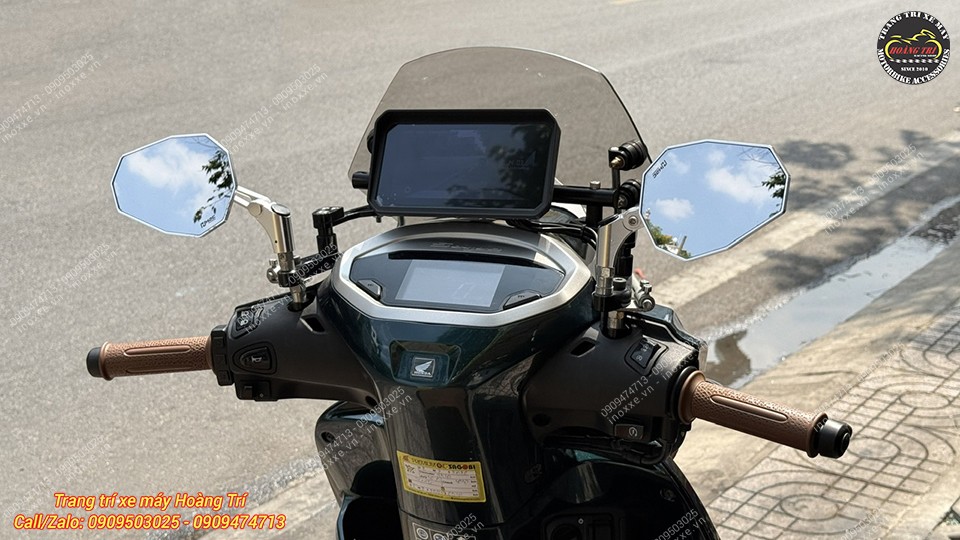 Màn hình Android 6 inch Motocycle T50M23 camera hành trình, dẫn đường, GPS, Sim 4G