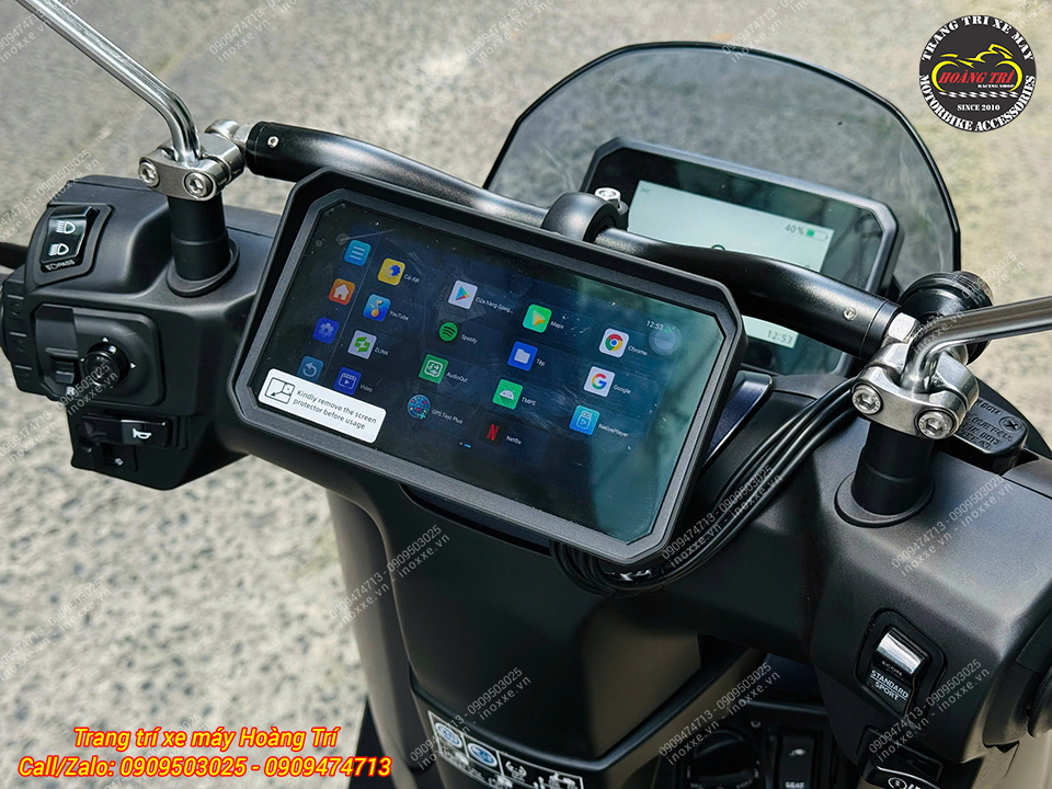 Màn hình Android 6 inch Motocycle T50M23 camera hành trình, dẫn đường, GPS, Sim 4G