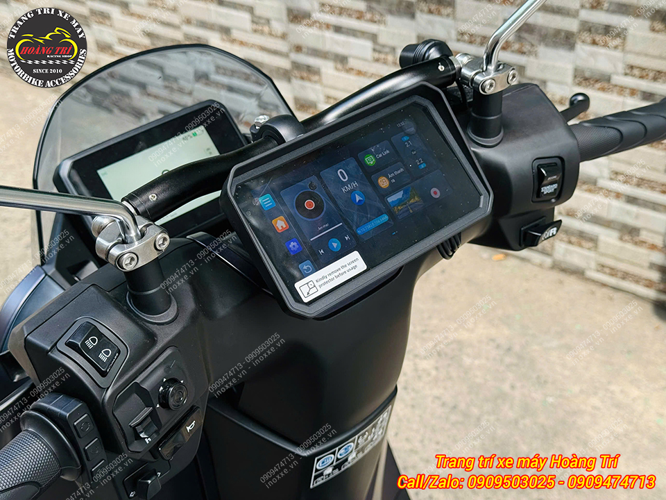 Màn hình Android 6 inch Motocycle T50M23 camera hành trình, dẫn đường, GPS, Sim 4G