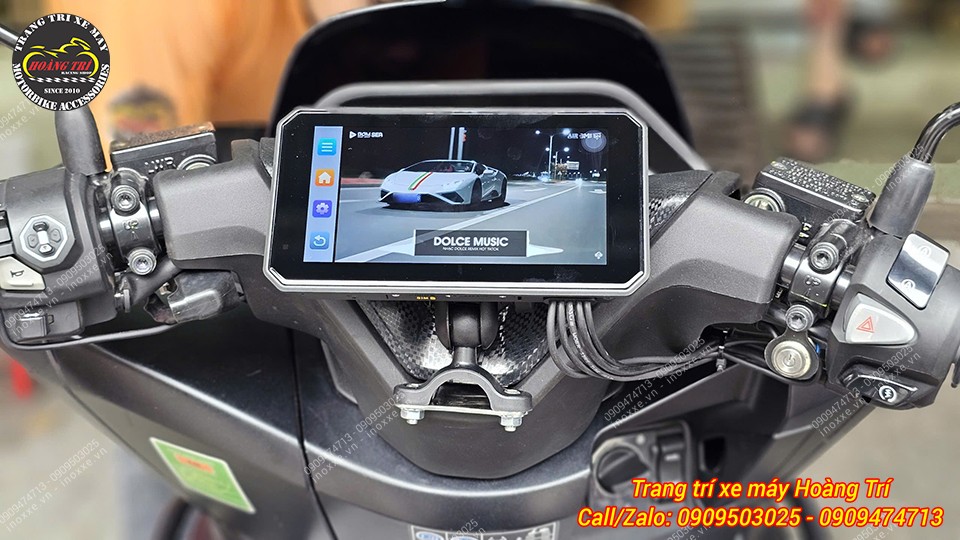 Màn hình Android 6 inch Motocycle T50M23 camera hành trình, dẫn đường, GPS, Sim 4G