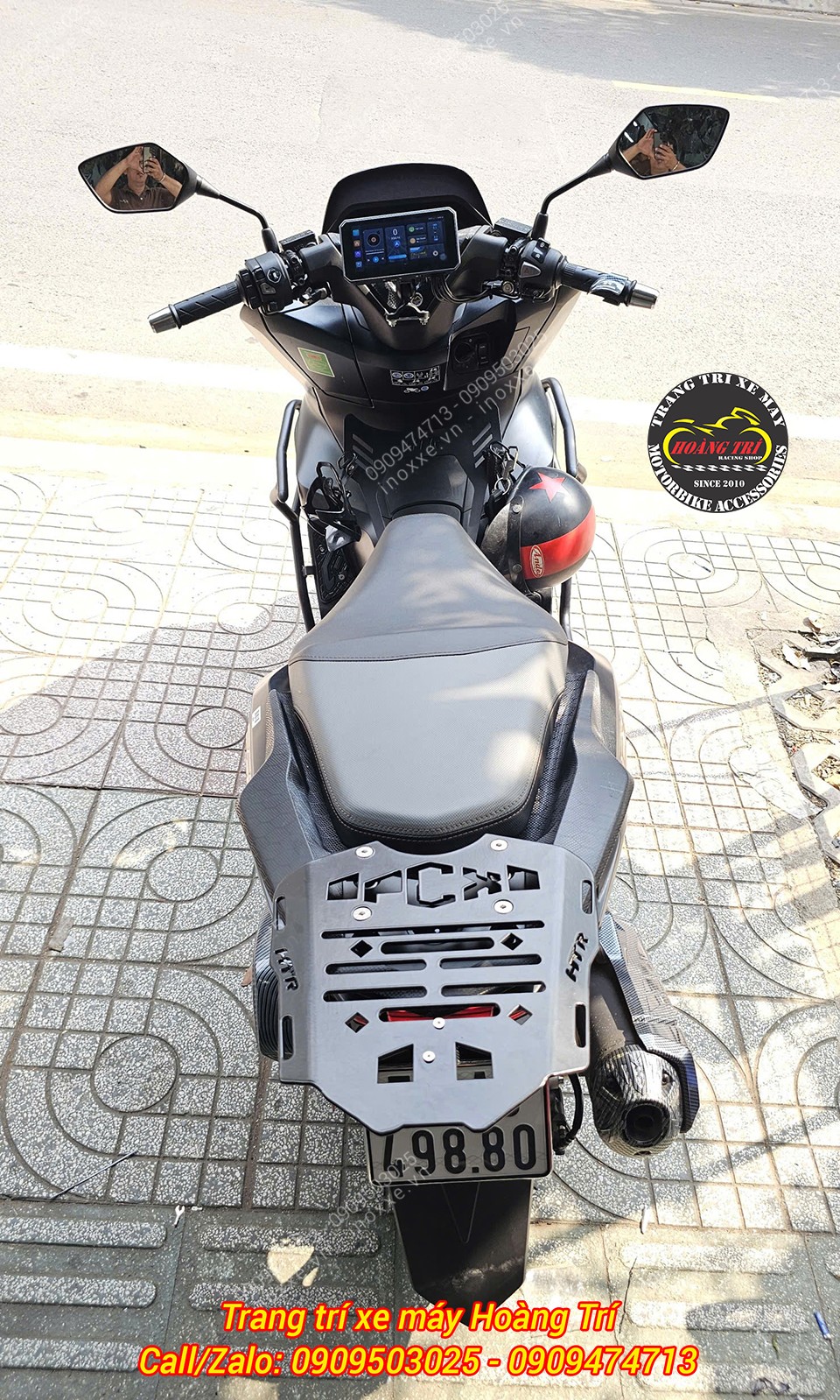 Màn hình Android 6 inch Motocycle T50M23 camera hành trình, dẫn đường, GPS, Sim 4G