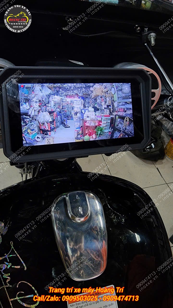 Màn hình Android 6 inch Motocycle T50M23 camera hành trình, dẫn đường, GPS, Sim 4G