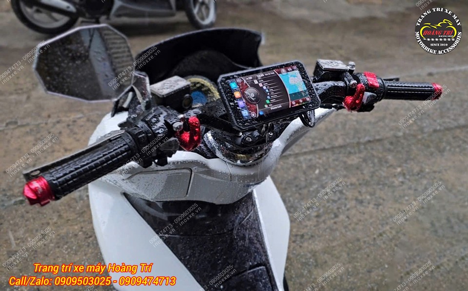 Màn hình Android 6 inch Motocycle T50M23 camera hành trình, dẫn đường, GPS, Sim 4G