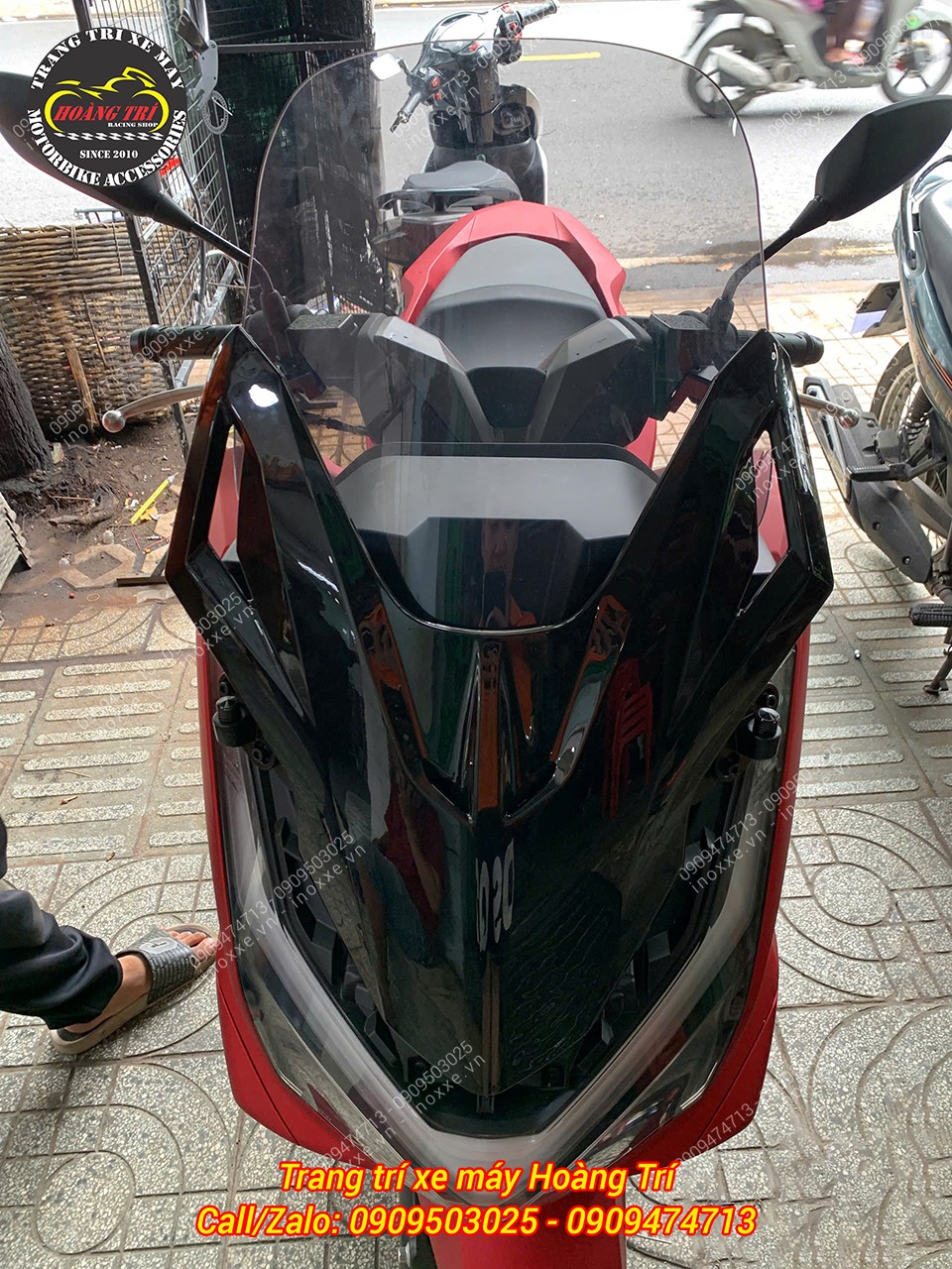 Kính chắn gió PCX 160 2025 kiểu Forza 300 - NCL