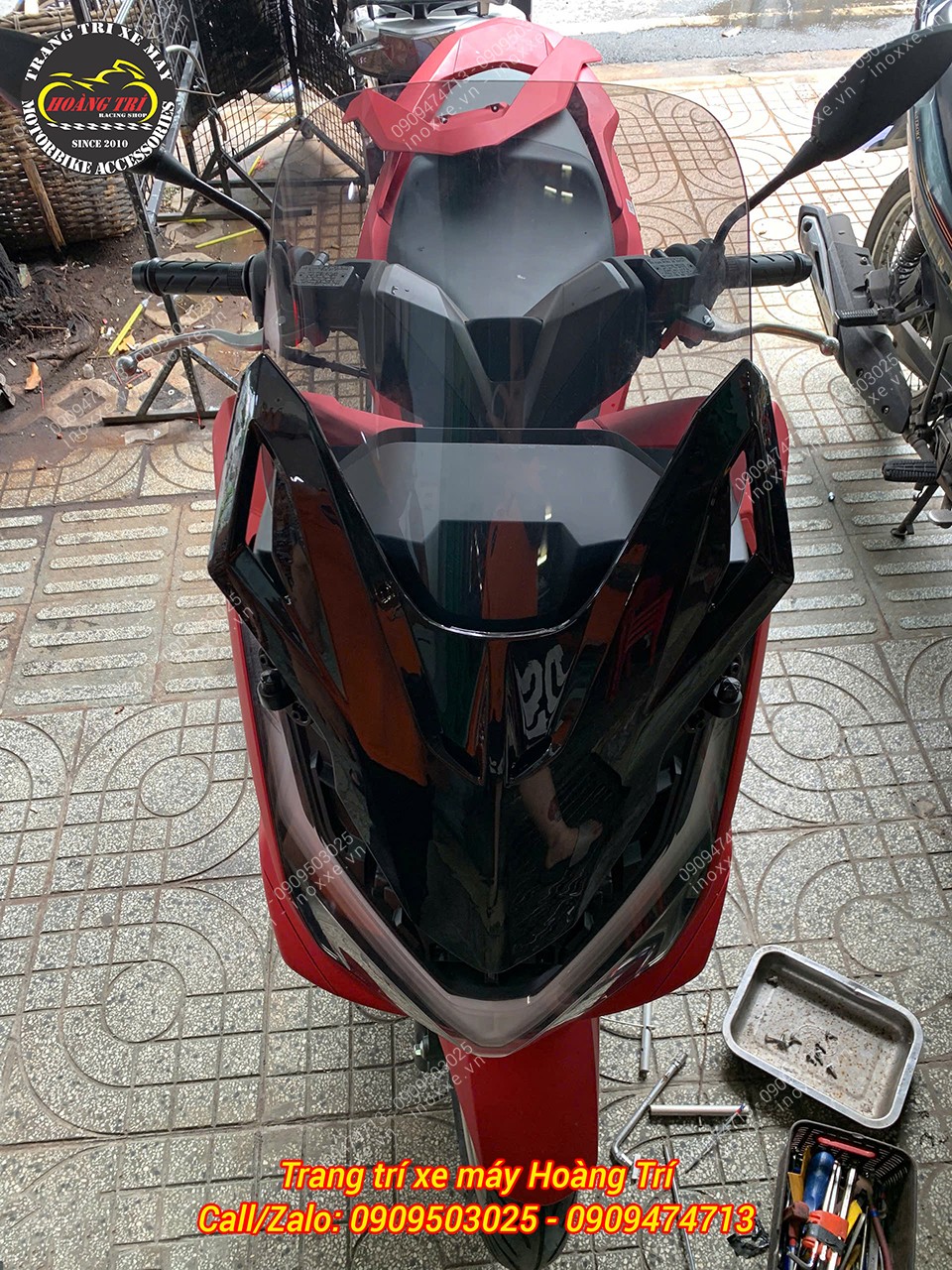 Kính chắn gió PCX 160 2025 kiểu Forza 300 - NCL