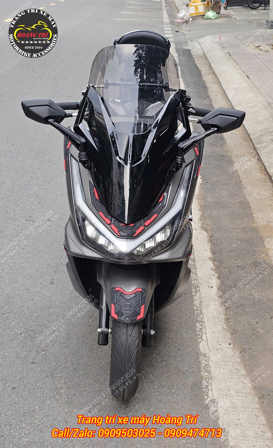 Kính chắn gió PCX 160 2025 kiểu Forza 300 - NCL