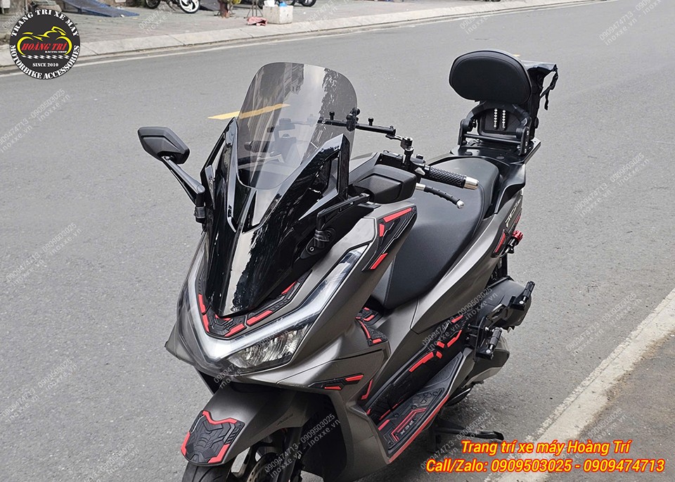 Kính chắn gió PCX 160 2025 kiểu Forza 300 - NCL