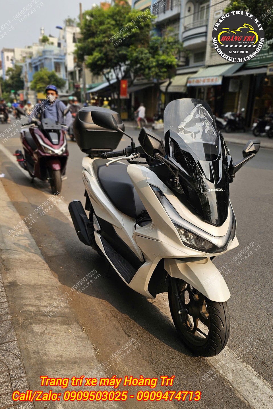 Kính chắn gió PCX 160 2025 kiểu Forza 300 - NCL
