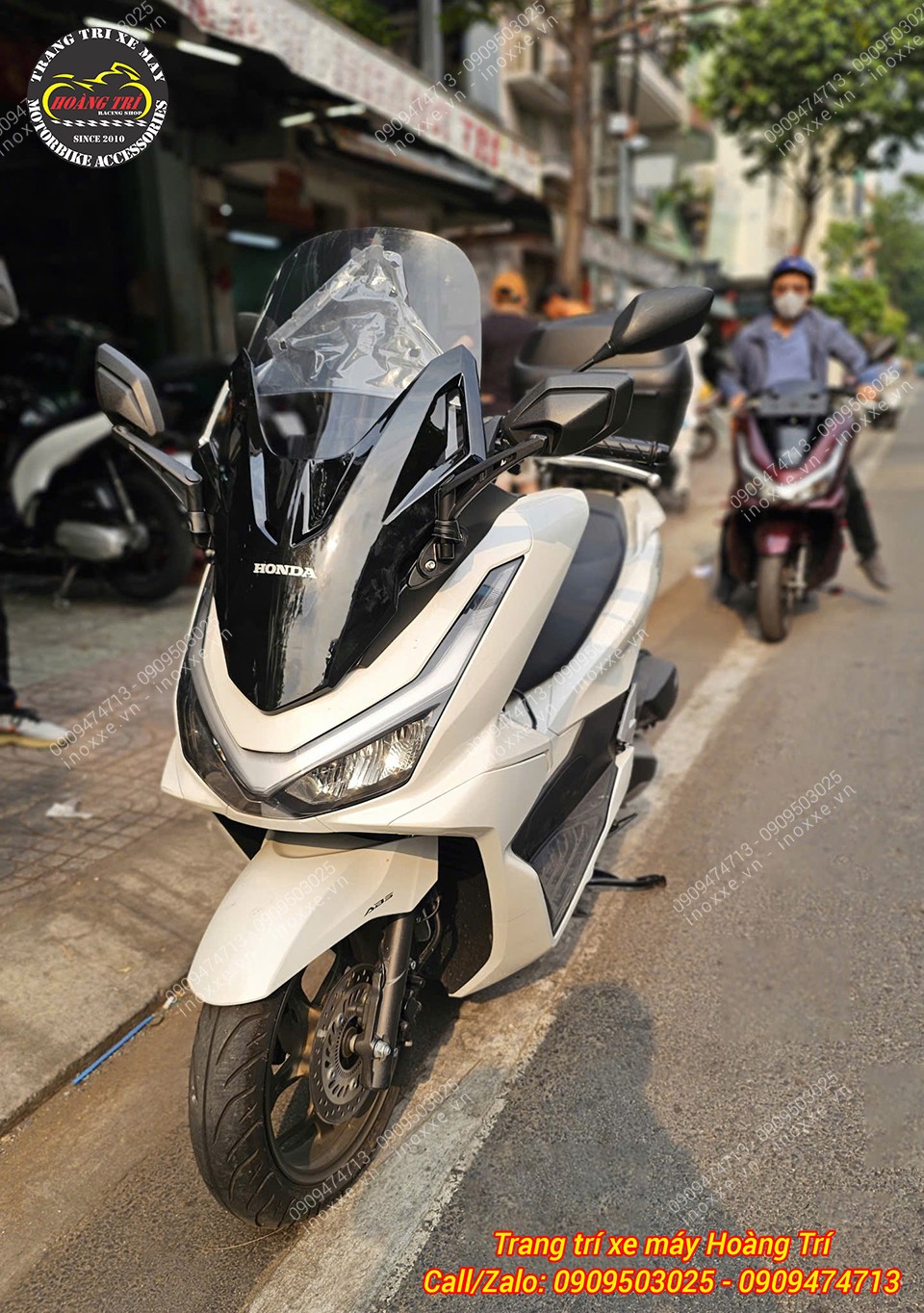 Kính chắn gió PCX 160 2025 kiểu Forza 300 - NCL