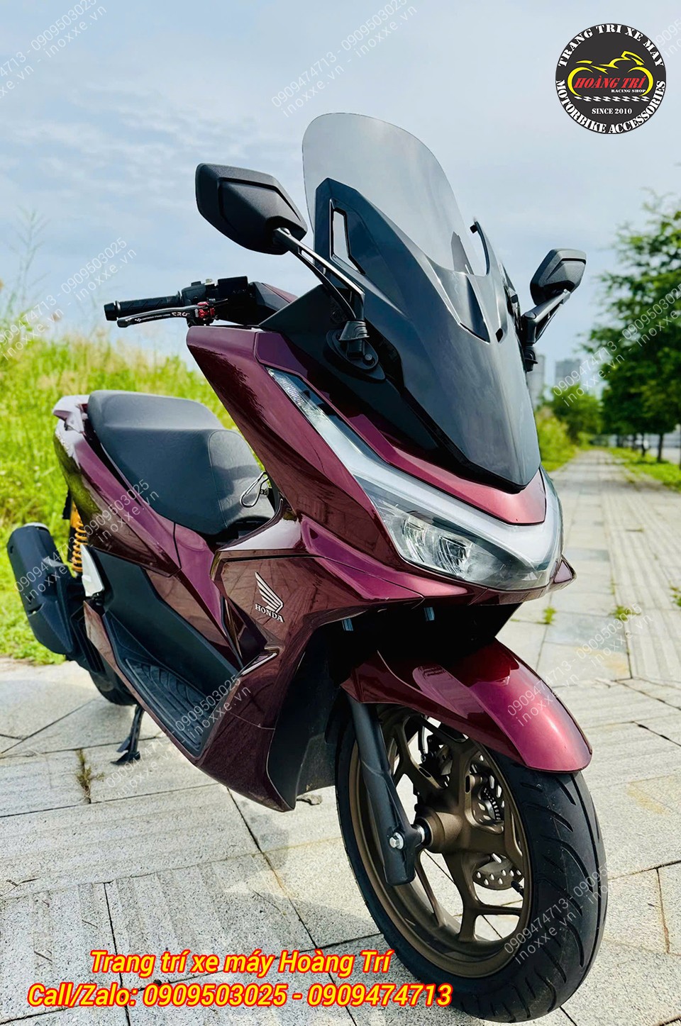 Kính chắn gió PCX 160 2025 kiểu Forza 300 - NCL