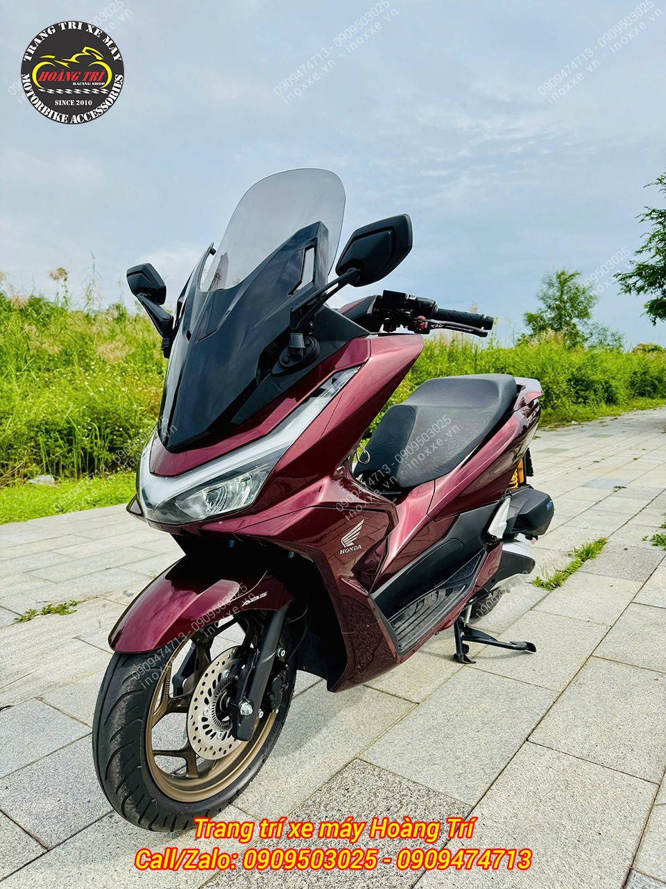 Kính chắn gió PCX 160 2025 kiểu Forza 300 - NCL