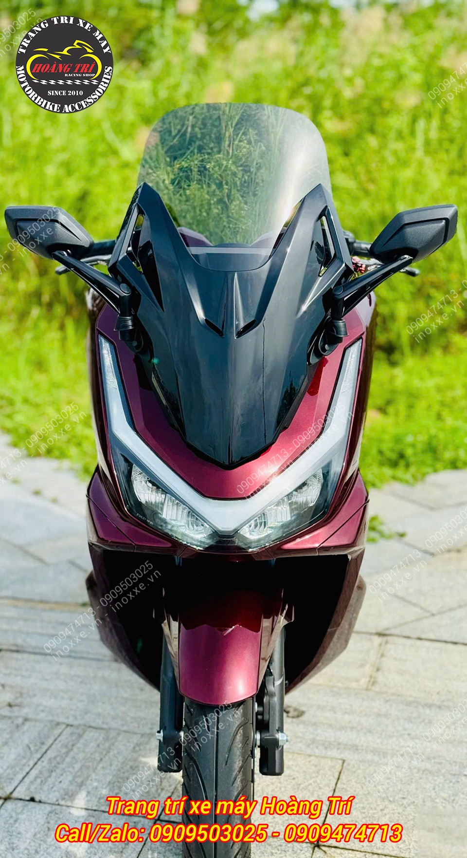 Kính chắn gió PCX 160 2025 kiểu Forza 300 - NCL