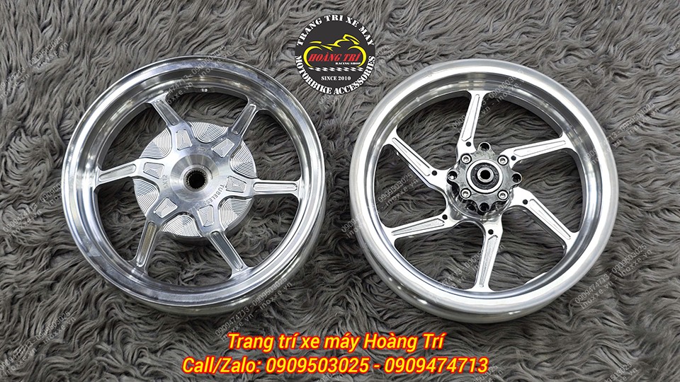 Mâm xe Scoopy - Mâm 6 cây BST nhôm đúc CNC