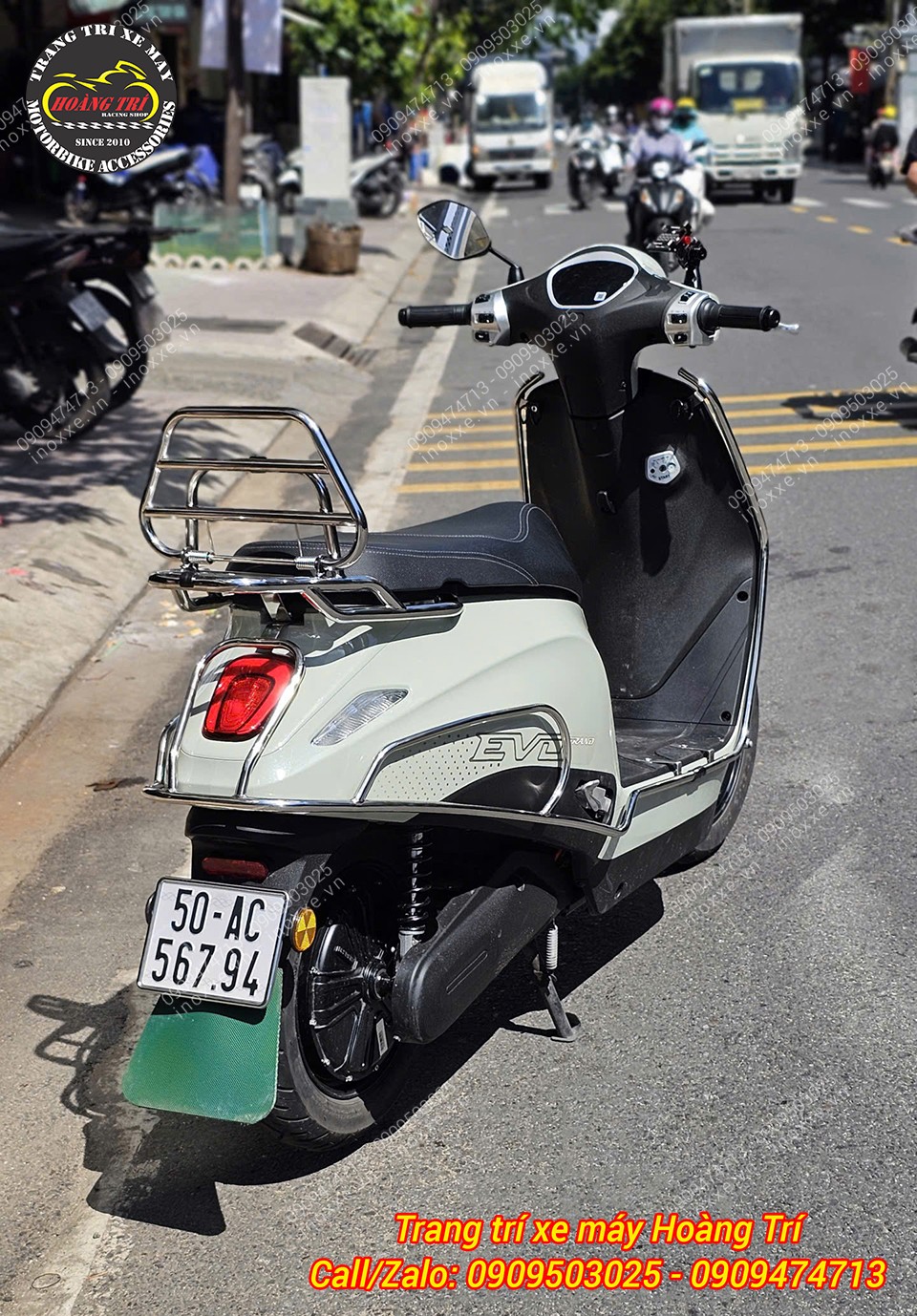 Khung bảo vệ xe máy điện EVO
