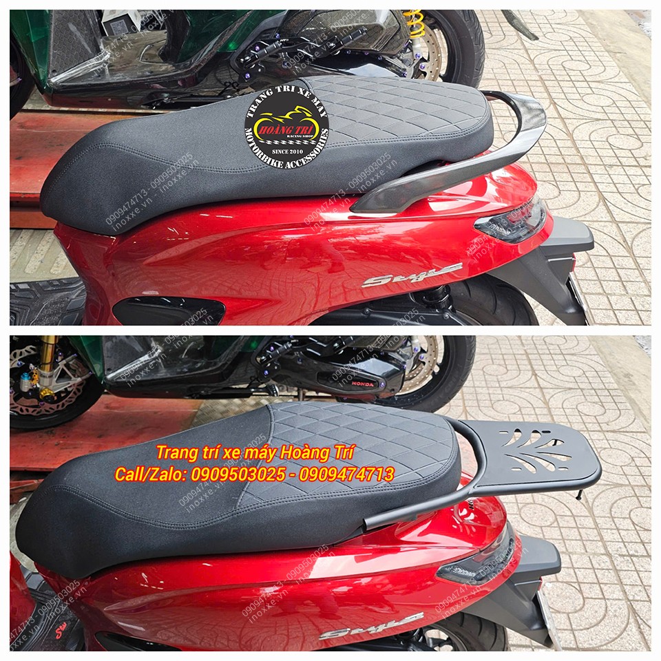 Baga sau HTR dành cho Scoopy/Genio/Stylo 160 có thể lắp thùng đựng đồ