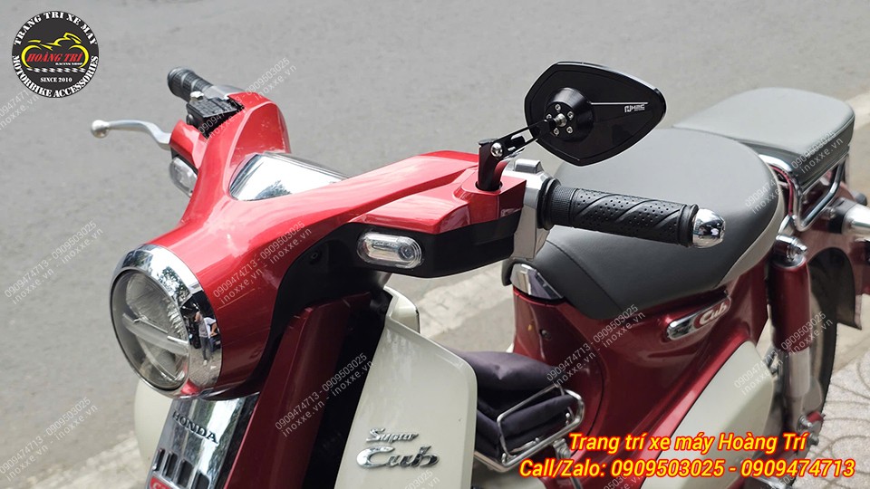 Kính hậu kiểu H2C V8 nhôm CNC