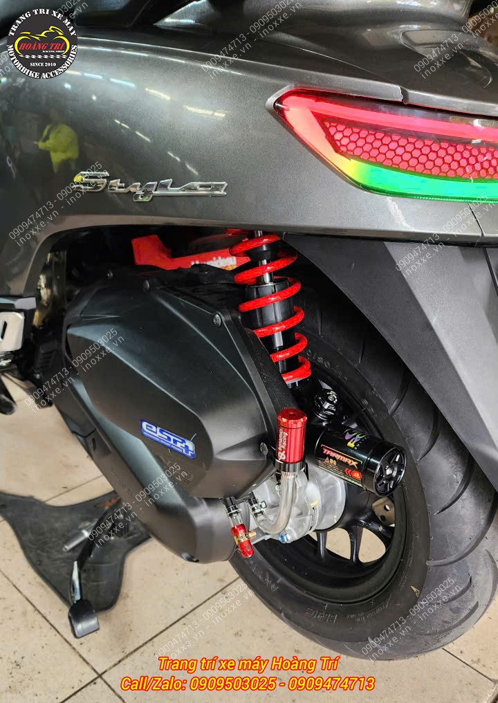 Phuộc sau RCB Tarmax cho xe Lead/Vision/Sh Mode/Scoopy/Stylo/Giorno
