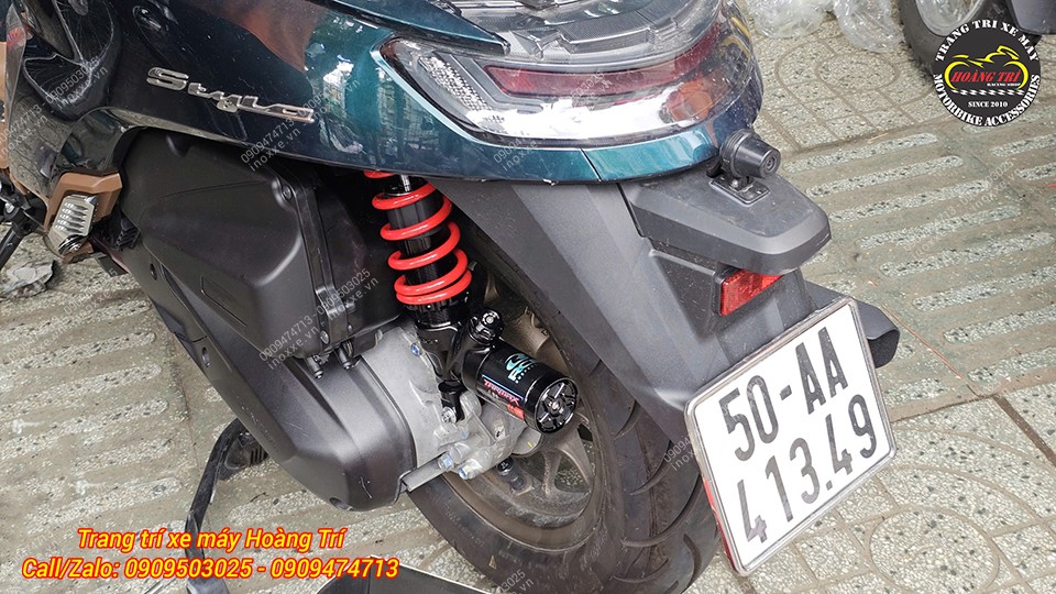 Phuộc sau RCB Tarmax cho xe Lead/Vision/Sh Mode/Scoopy/Stylo/Giorno