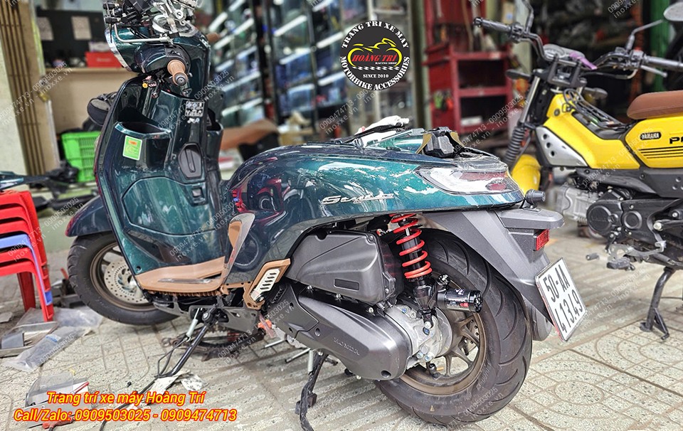 Phuộc sau RCB Tarmax cho xe Lead/Vision/Sh Mode/Scoopy/Stylo/Giorno