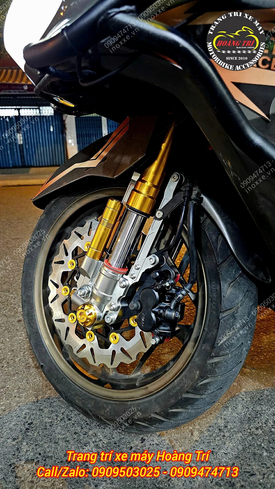 Đĩa kiểu lồng nhôm NCL size 267mm dành cho PCX 160 ABS