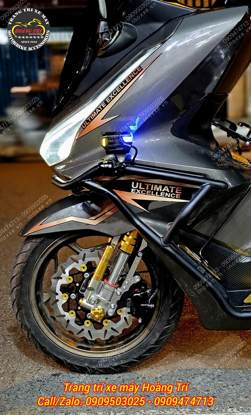 Đĩa kiểu lồng nhôm NCL size 267mm dành cho PCX 160 ABS