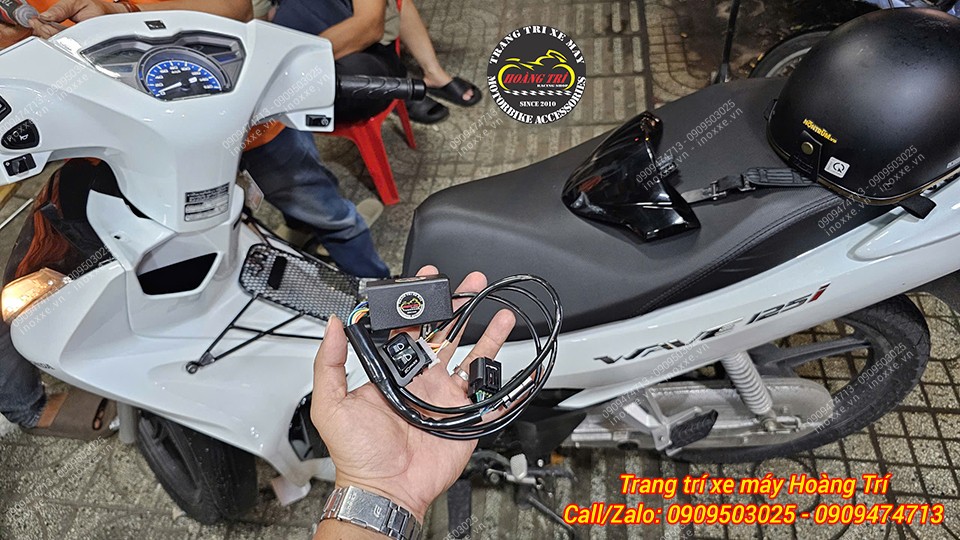 Mạch tắt mở đèn Wave Thái 125i 2025 tích hợp công tắc passing nhấn giữ 3 giây