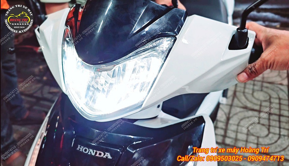 Mạch tắt mở đèn Wave Thái 125i 2025 tích hợp công tắc passing nhấn giữ 3 giây