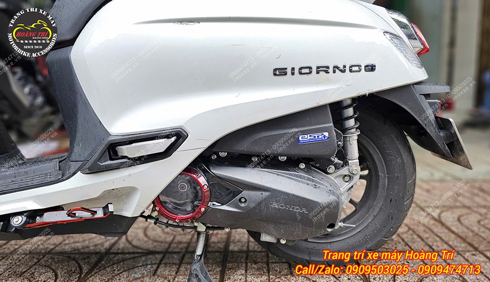 Ốp lốc nồi trong suốt Giorno125/Stylo 160/Vario 160 - Maxspeed