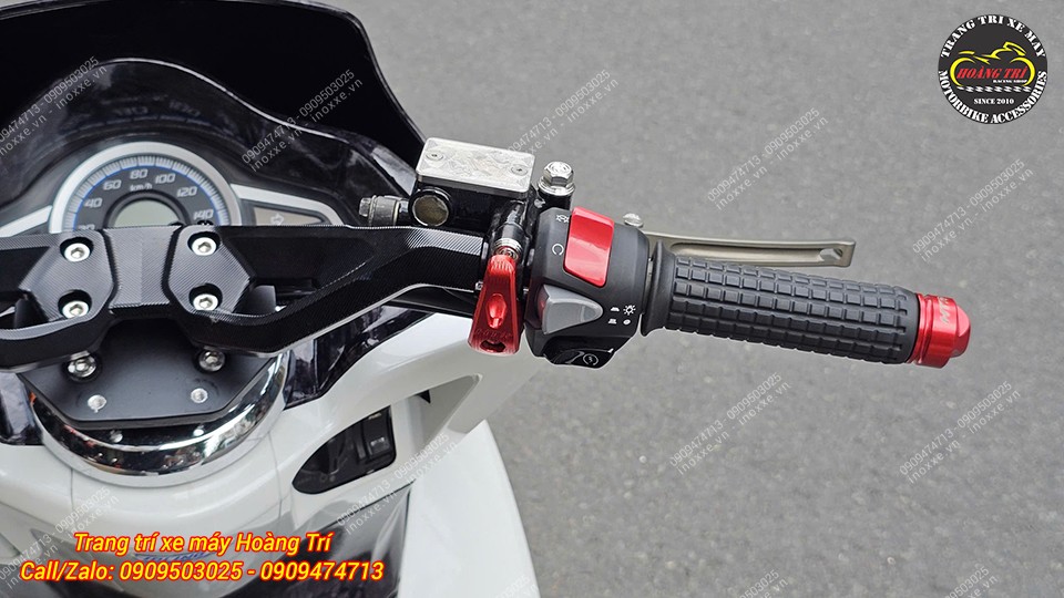 Ghi đông nhôm Batman JGZ độ cho xe PCX