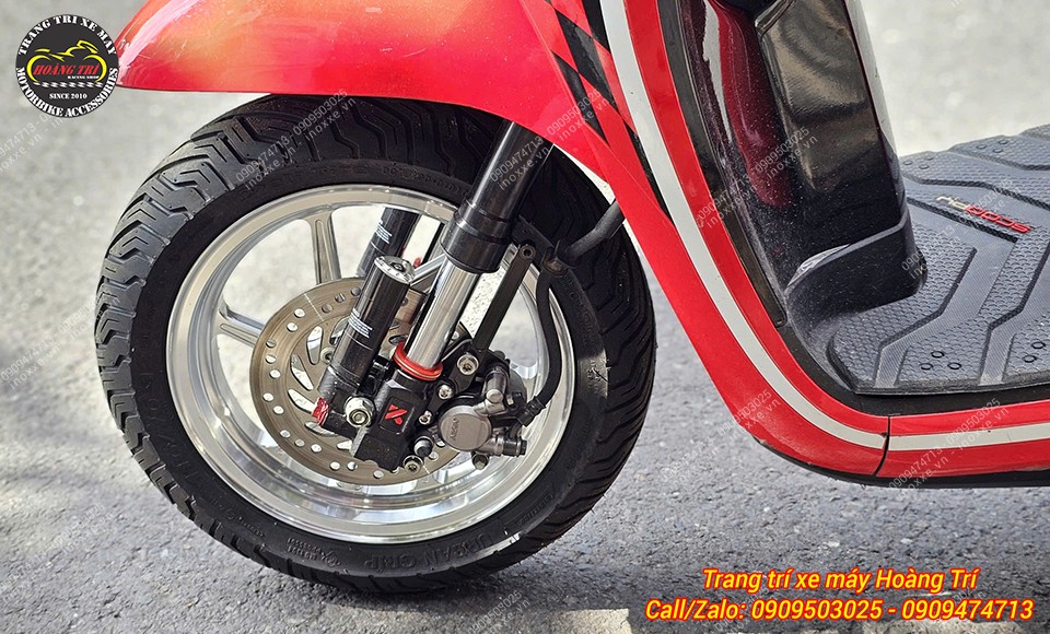 Mâm xe Scoopy - Mâm 6 cây BST nhôm đúc CNC