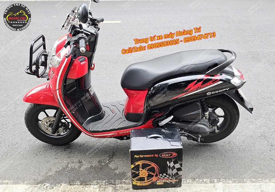 Mâm xe Scoopy - Mâm 6 cây BST nhôm đúc CNC