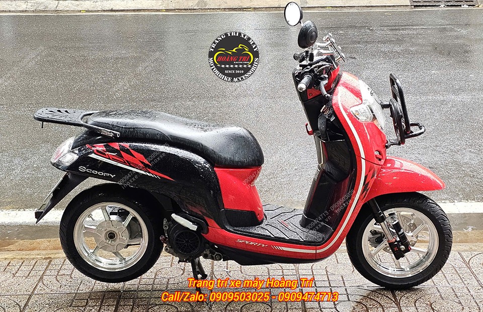 Mâm xe Scoopy - Mâm 6 cây BST nhôm đúc CNC